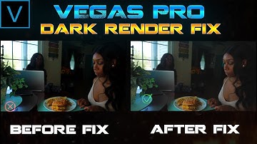 How to fix dark video after rendering | Vegas Pro tutorial fix