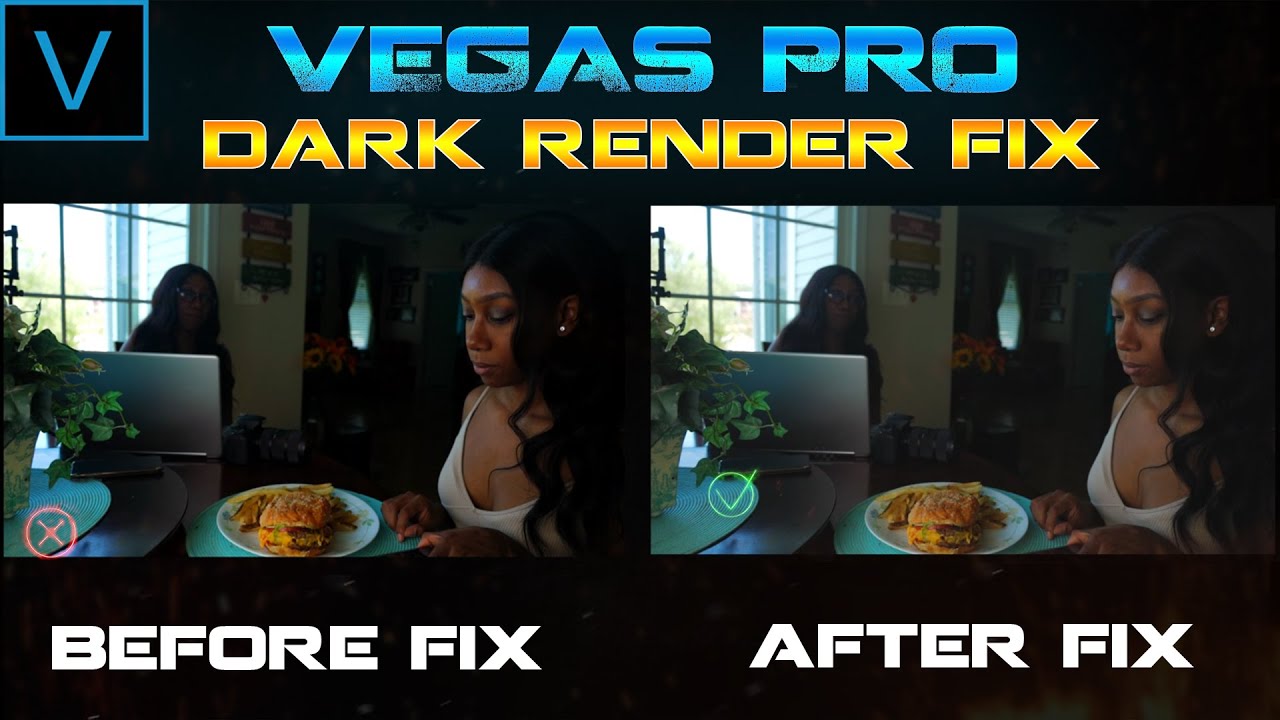 How to fix dark video after rendering | Vegas Pro tutorial fix