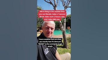 Learn how to make daily pay just by creating 7 second videos, and work 2 hours a day