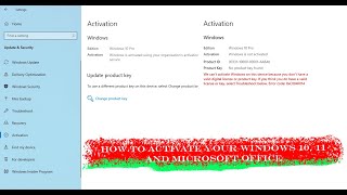 How To Activate Your Windows 10, 11 and Microsoft Office In 2025