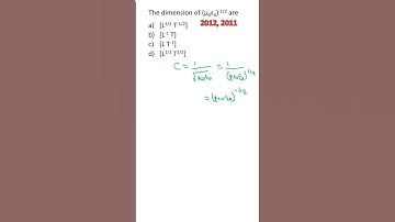 #dimension #velocity of light #permittivity #permeability #shorts