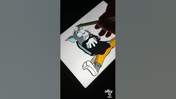 Procreate • Tom • #procreate #drawing #shorts #shortsvideo  #digitalart  #satisfying