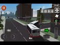 Public Transport Simulator бело-красный сочленённый автобус.(марш.999).(Часть 4).
