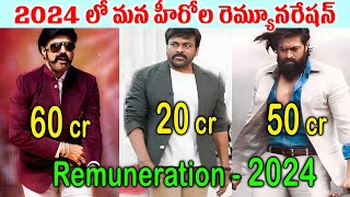 Star Heroes Remuneration 2024 | Indian Superstars Fee | Payments of Tollywood Actors | Telugu NotOut