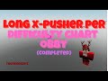 Long X-Pusher Per Difficulty Chart Obby - Completion