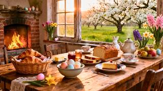 Easter Morning in a Cozy 1950s Kitchen 🐣 Oldies Playing in Another Room | Breakfast Ambience screenshot 3