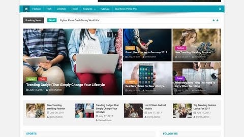 make a Full news website using Elementor | wordpress