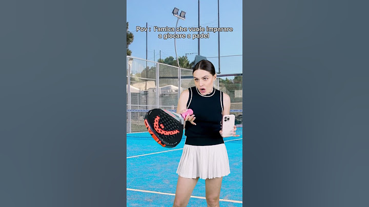 Pov : l’amica che vuole imparare a giocare a padel #shorts
