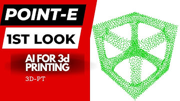 Point E First Look: AI for 3D Printing!