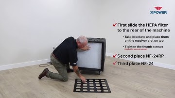 XPOWER AP 2000 HEPA Air Filtration System   How It Works- Λειτουργία του Xpower AP 2000