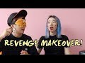 REVENGE MAKEOVER ON IRENEISGOOD... BLINDFOLDED!