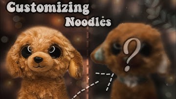 Beanie Boo custom- customizing Noodles