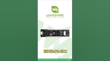 ESP32-P4-ETH,32MB PSRAM + 32MB Nor Flash,Stable Network, Easy Power,MIPI-CSI/DSI + H.264 #waveshare