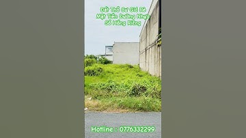 Đất Thổ Cư Mặt Tiền Đường Nhựa Giá Rẻ Nằm Ngay Trung Tâm Thị Trấn Cần Giuộc