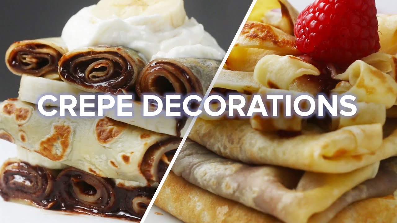 4 Creative Crepe Decorations | Tasty
