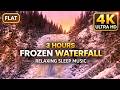 Frozen Waterfall Storfossen on Homla River | 3 Hours of Relaxing Nature Sounds ❄️