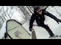 Ski jump fail