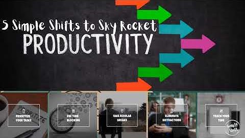 Simple Shift - 5 steps to sky rocket your productivity