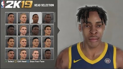 Ja Morant face creation NBA 2k19