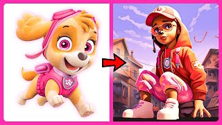 🔗 PAW PATROL as RAPPER 🦴 All Characters