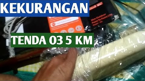 KEKURANGAN ACCES POINT TENDA O3 5KM