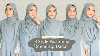 8 Tutorial Pashmina Menutup Aurat Part II | Terbaru, Kekinian & Modis!