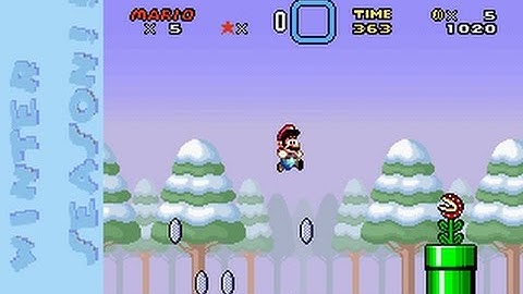 Winter Season - Fire Traps (SMW custom level)