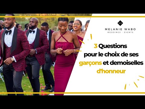 Vidéo: D'où viennent les garçons d'honneur ?