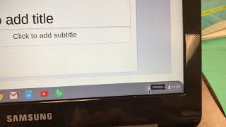 Accessibility Features on the Chromebook - Dictation