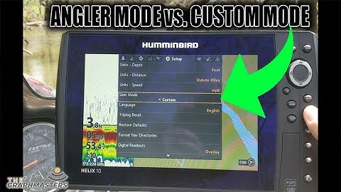 Angler Mode vs. Custom Mode Humminbird Helix