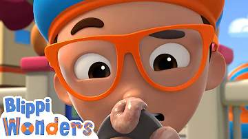 Soggy Cereal! | Blippi Wonders | Learn ABC 123 | Fun Cartoons | Moonbug Kids | Blippi Cartoon Series