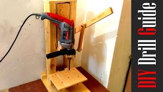 DIY Drill Press - Making a 2 in 1 Homemade Drill Press Stand