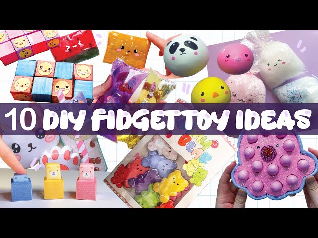 $1 Squishy Makeover To Fidget Toys! 
