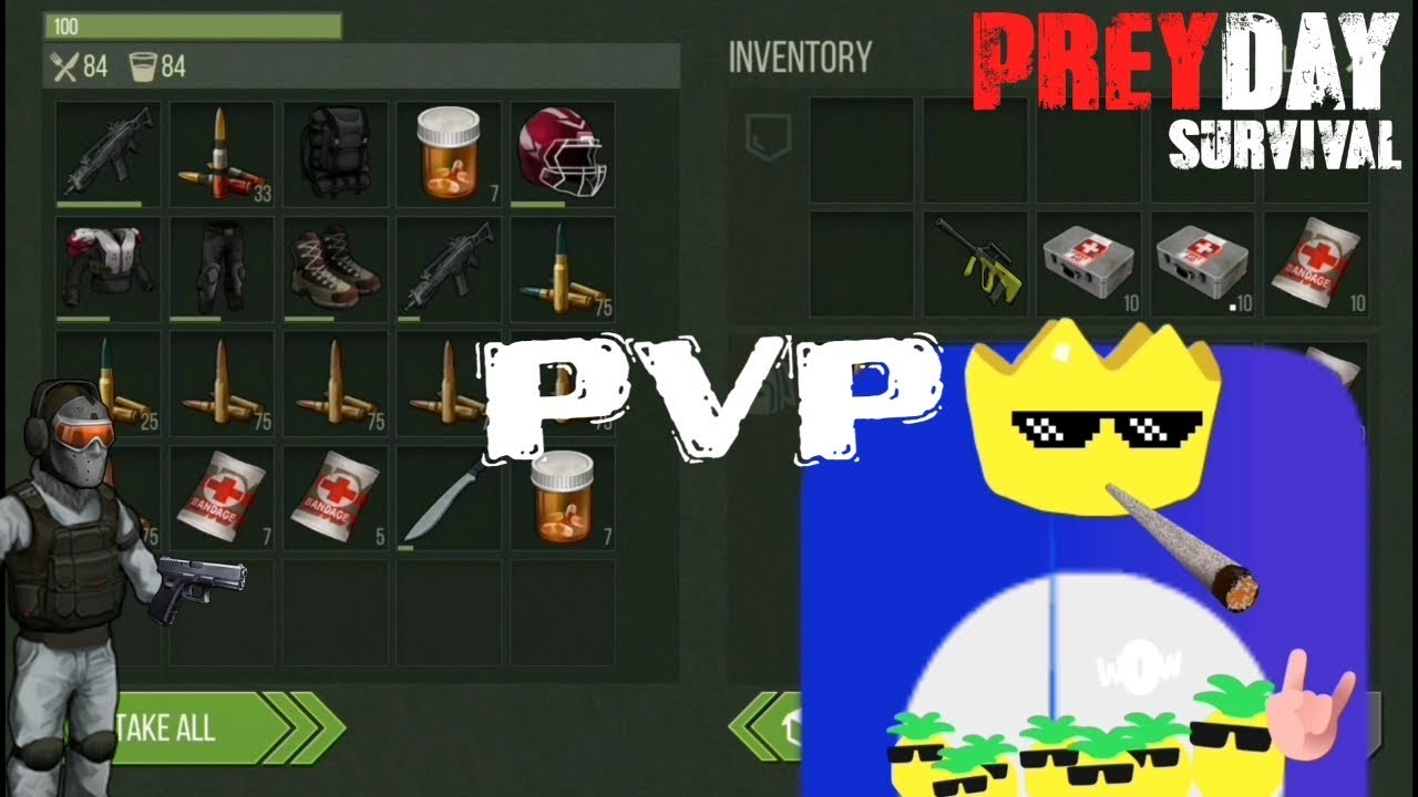 Kabix vs KingOfTryInIt | Crime vs Justice | Prey Day Survival