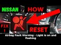 Nissan(Part3)B0021 Side Curtain Air Bag Module LH❓How To Fix SRS Problem With Bypass Ristance Easily