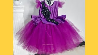 HOW TO MAKE AN EXTREMELY FULL KIDDIES BALL DRESS (2 YEAR OLD) screenshot 3