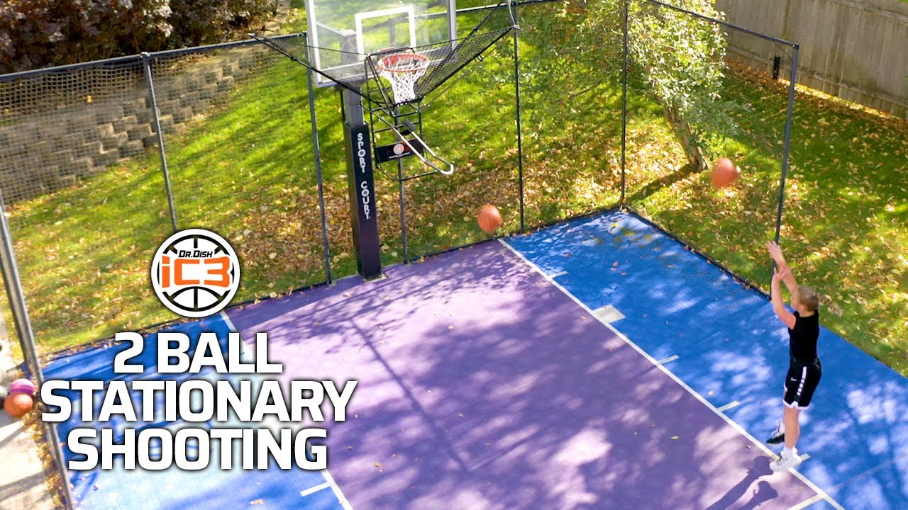 iC3 Basketball Drills 2Ball Stationary Shooting Drill YouTube