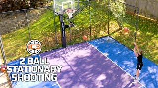 iC3 Basketball Drills: 2-Ball Stationary Shooting Drill