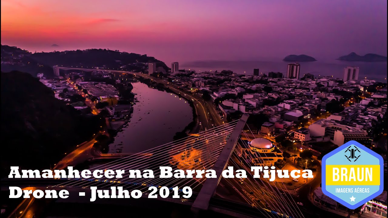 Amanhecer na Barra da Tijuca #drone #barradatijuca #phantom4 #phantom4pro