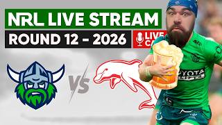 Raiders vs Dolphins | NRL Live Stream | Round 12 - 2026