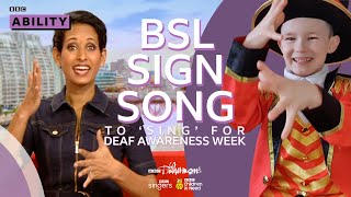 Sing: BSL SignSong for Deaf Awareness Week - BBC