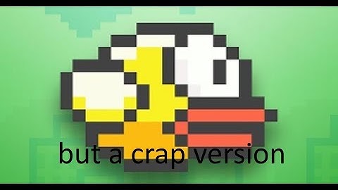 Trying to make flappy bird in python in under 20 minutes