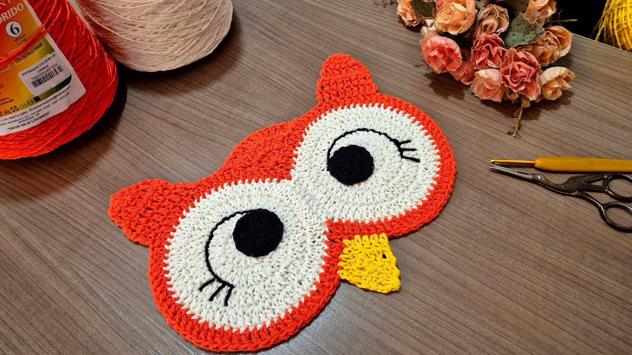 Cabeça da coruja 🦉/ Passo a Passo/ @Rogercroche2