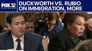 Duckworth clashes with Rubio in tense Senate hearing