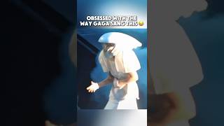 Lady Gaga’s reaction to someone smoking in the front row is so unserious 😂#ladygaga