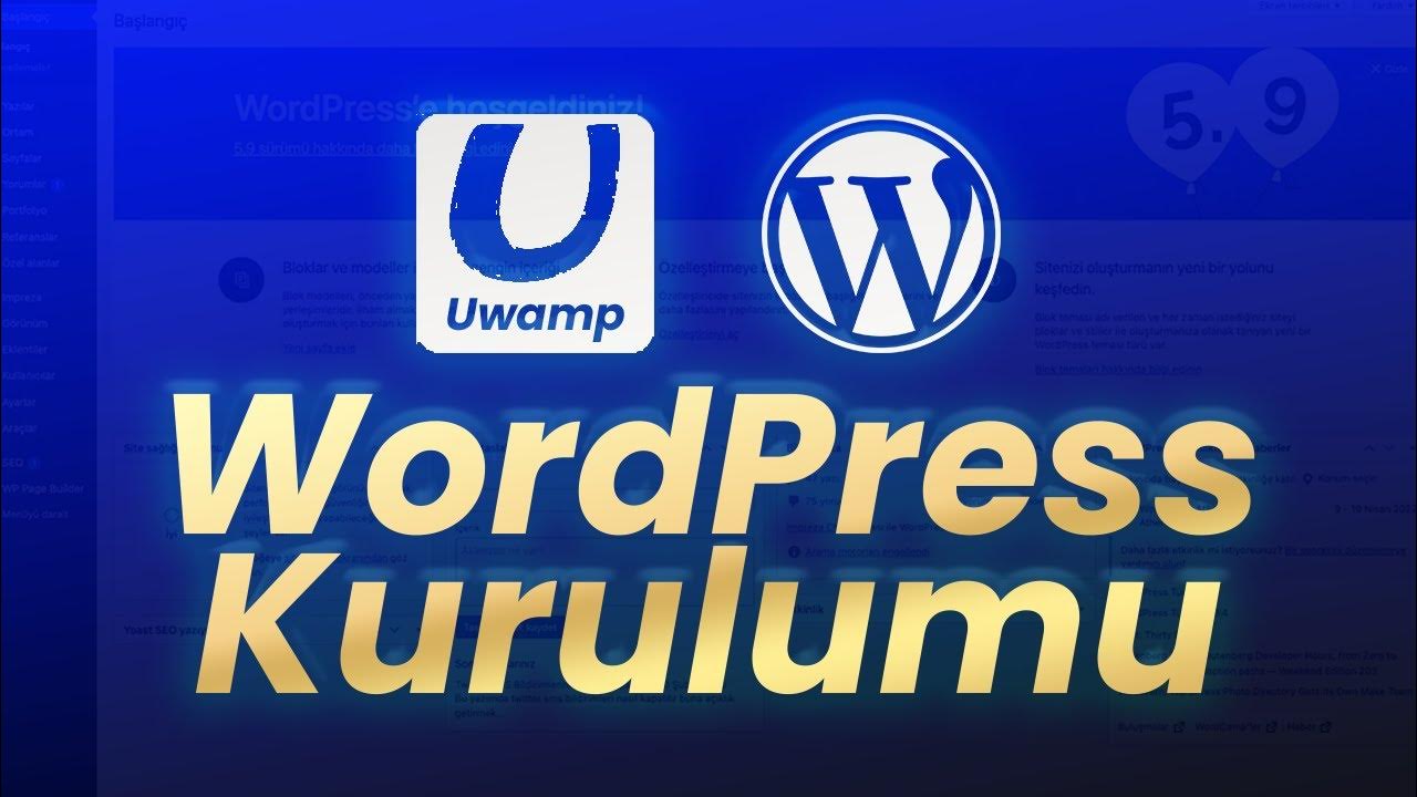 Windows Localhost WordPress Kurulumu - YouTube