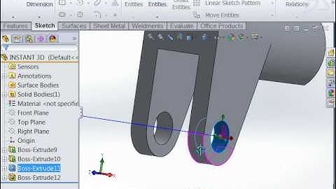 SolidWorks Instant3D Capabilities
