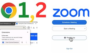Start Zoom from Chrome