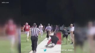 Powell coach gets national attention for impressive sideline slide