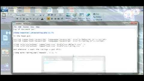 make a php and javascript star rating system